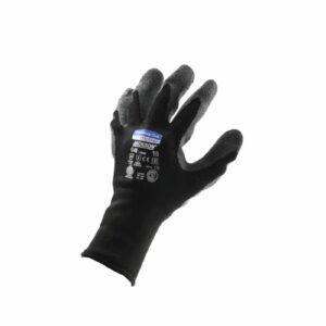 Kimberly Clark Jackson Safety Polycotton Latex-Coated General Purpose Gloves, Size 10, Black