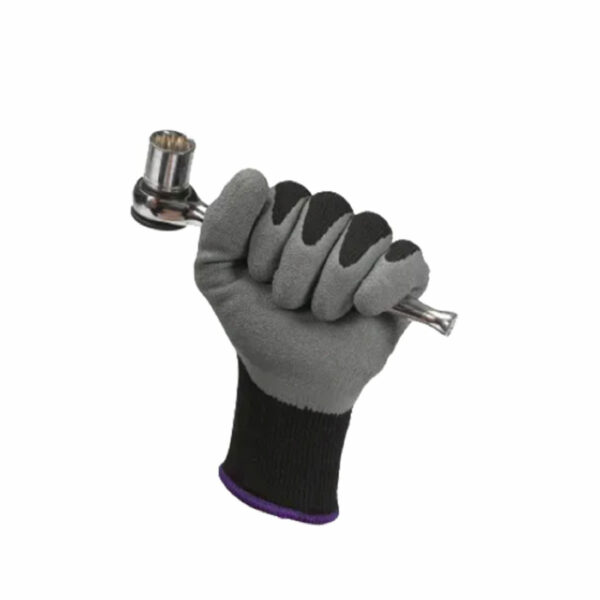 Kimberly Clark Jackson Safety Polycotton Latex-Coated General Purpose Gloves, Size 10, Black - Image 2
