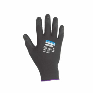 Kimberly Clark PUR Polyurethane-Coated General Purpose Gloves, Size 9, Black