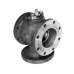 Jamesbury™ 3 way flanged ball valve